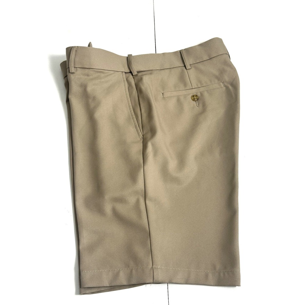 PGA Tour Men's Golf Bermuda Lightweight Shorts Tan/Beige Size 34 - Picture 7 of 16